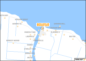 map of Bourda