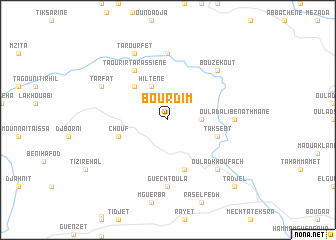 map of Bou Rdim