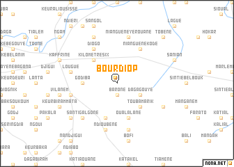 map of Bourdiop