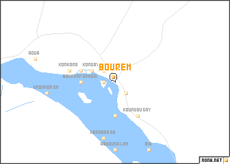 map of Bourem