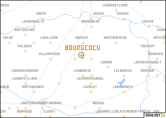 map of Bourg-Cocu