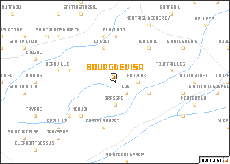 map of Bourg-de-Visa