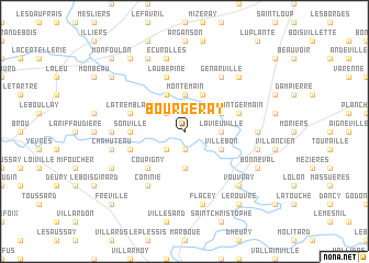 map of Bourgeray