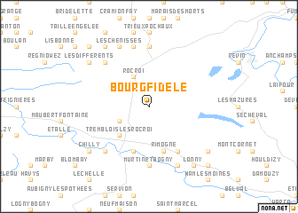 map of Bourg-Fidèle