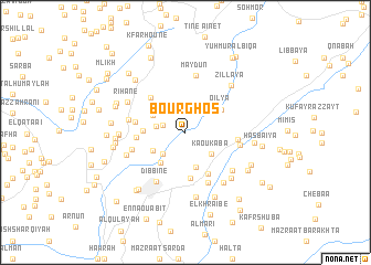 map of Bourghôs