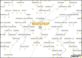 map of Bourg Neuf