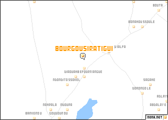 map of Bourgou Siratigui