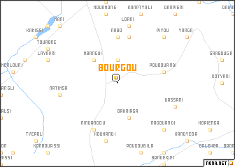 map of Bourgou