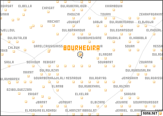 map of Bou Rhedira