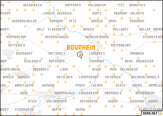 map of Bourheim