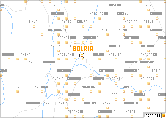 map of Bouria