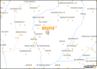 map of Bouria