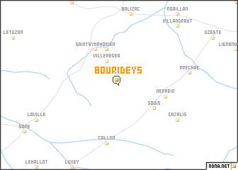 map of Bourideys