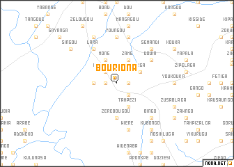 map of Bouriona