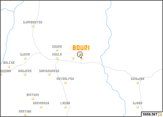 map of Bouri