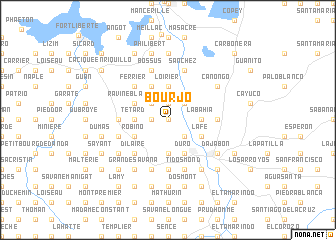 map of Bourjo