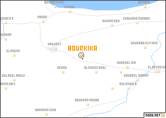 map of Bourkika