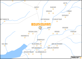 map of Bourkouman