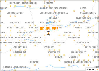 map of Bourlers