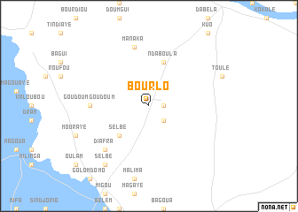 map of Bourlo