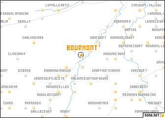 map of Bourmont