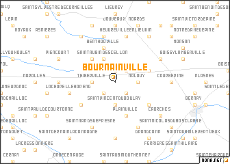 map of Bournainville