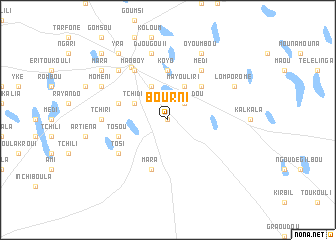 map of Bourni