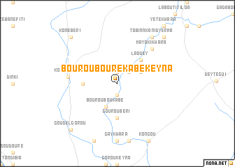 map of Bouroubouré Kabé Keyna