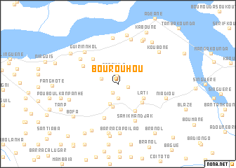 map of Bourouhou