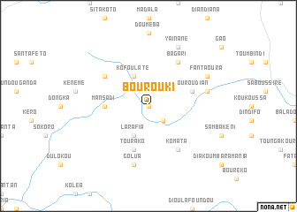 map of Bourouki