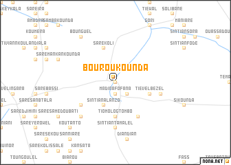 map of Bouroukounda