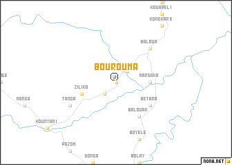 map of Bourouma