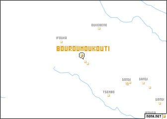 map of Bourou Moukouti