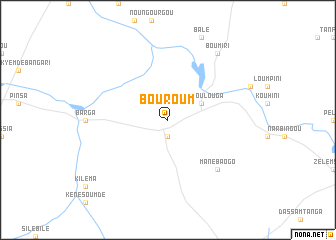 map of Bouroum