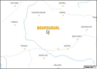 map of Bourououal