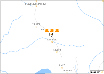 map of Bourou