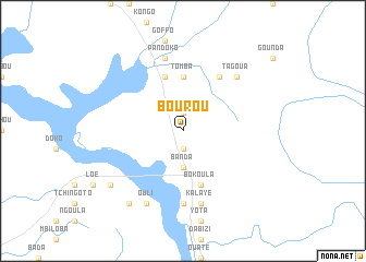 map of Bourou