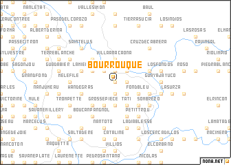 map of Bourrouque
