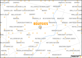 map of Boursies