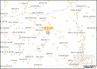 map of Bour