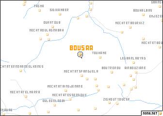 map of Bou Saa