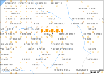 map of Bou Sagoun