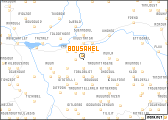 map of Bou Sahel