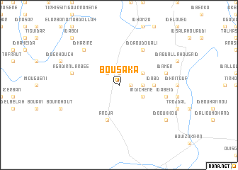 map of Bou Saka