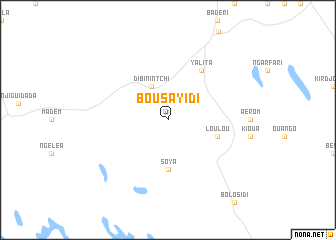 map of Bousayidi