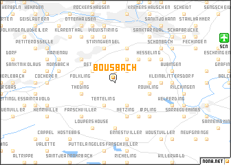 map of Bousbach