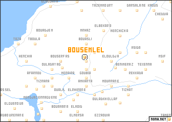 map of Bou Semlel