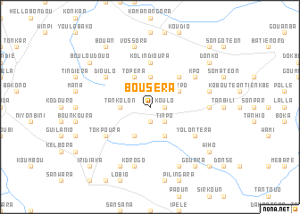 map of Bouséra