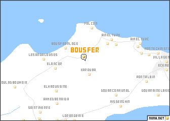 map of Bou Sfer