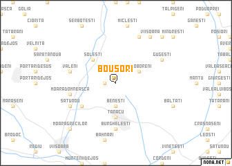 map of Bouşori